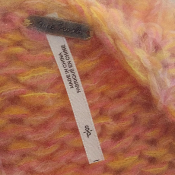 Free People Hometown Cardigan Sugar Candy Combo S - Picture 7 of 7